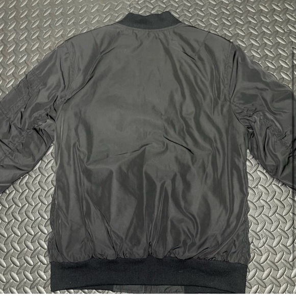 UGG Freddie Bomber Jacket Water Resistant Black Size Small - Picture 3 of 9